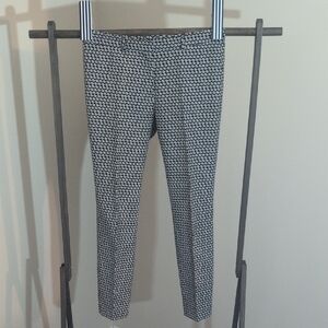 Tristan |.Black and White Kiss Lips Patterned Pants